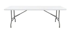 Mesa Plegable 1.80 metros, modelo ZL-Z180-2, 180cm76cmx74cm, calibre 25mm, Mesa de Exterior Multiusos