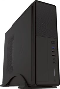 Gabinete Acteck Brokk GI002, Slim, Media Torre, Micro ATX, Fuente 500W, Negro