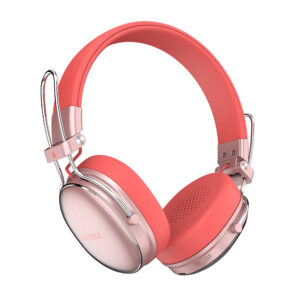 Audifonos Acteck Luxe Chic HP710, Bluetooth, Microfono, Plegables, Salmon