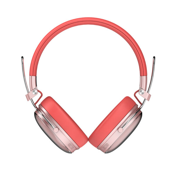 Audifonos Acteck Luxe Chic HP710, Bluetooth, Microfono, Plegables, Salmon - Image 3