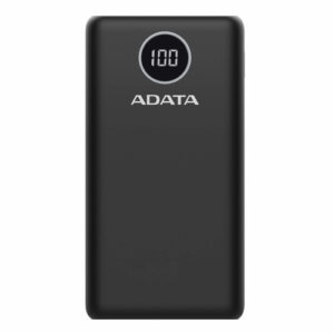 Power Bank Adata P20000QCD, 20,000 mAh, 1xUSB-C, 2xUSB 2.0, 3 puertos, color Negro