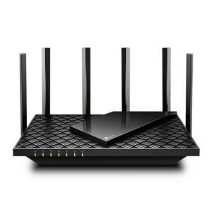 Router Inalambrico TP-Link, 6 Antenas Doble banda, Wi-Fi 6, negro