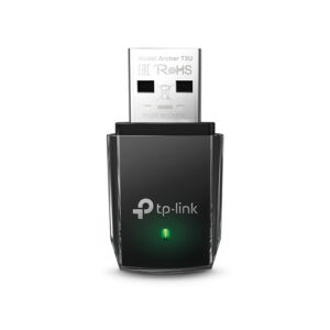 Adaptador de RED TP-LINK USB3.0 AC1300 Mini 5GHz/2.4GHz a 867Mbps/400Mbps Soporta 64/128 bit WEP WPA/WPA2