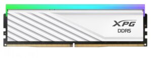 Memoria RAM XPG Lancer Blade, RGB, DDR5, 32 GB, DDR5, 6000 MHz, ECC, CL30, XMP, Blanco