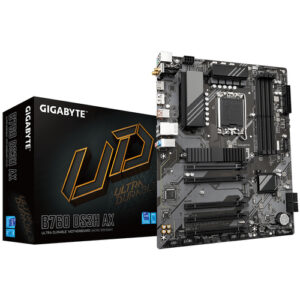 Tarjeta Madre Gigabyte B760 DS3H AX, LGA 1700, 4x DDR5-SDRAM, ATX, Wifi