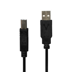 Cable USB 2.0 A-B Vorago Para Impresora 1.8M, Negro