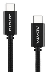 Cable USB ADATA, USB-C a USB-C, 2m, Negro