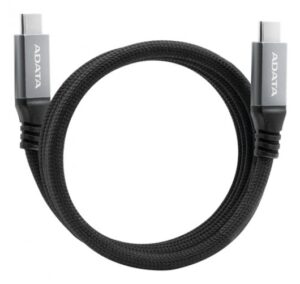 Cable Magnetico USB ADATA, USB-C a USB-C, 100W, 1M, Negro