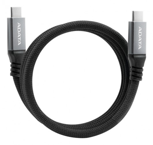 Cable Magnetico USB ADATA, USB-C a USB-C, 100W, 1M, Negro