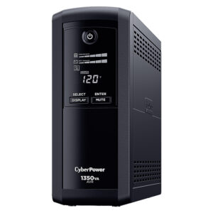 No Break CyberPower CP1350AVRLCDa 810W, 1350VA, Respaldo 9 min, 8 Contactos