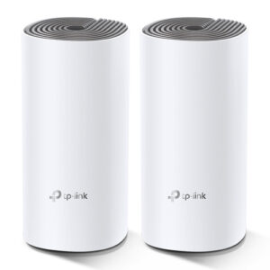 Sistema Mesh TP-Link AC1200 Deco E4 2-pack, Wi-Fi 5, RJ-45 2, 2.4/5GHz, Compatible Alexa, Blanco
