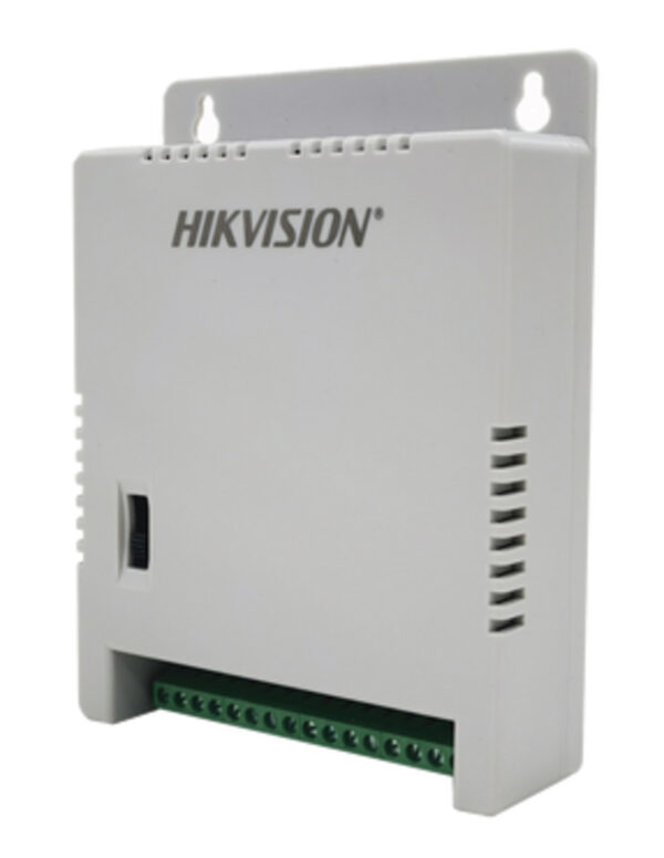 Fuente De Poder Hikvision, 8 Canales, 12VCC, Max. 1 AMP Salida, Filtro de Ruido para Camaras 4K