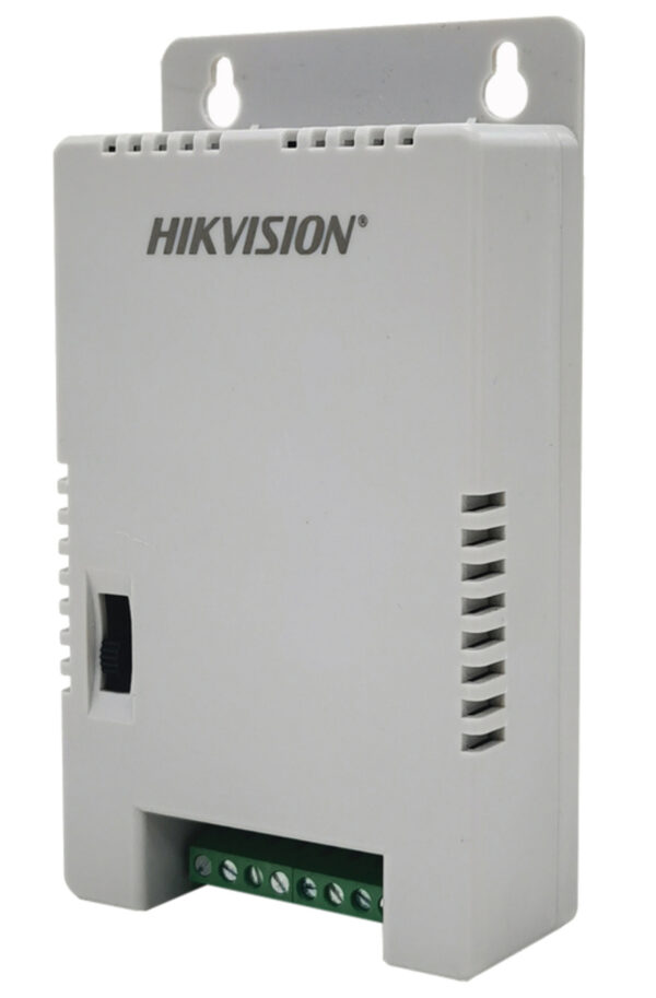 Fuente De Poder Hikvision, 4 Canales, 12VCC, 1A, Filtro de Ruido para Camaras 4K