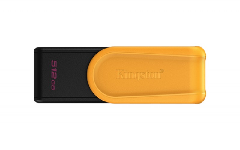 Memoria USB Kingston DataTraveler Exodia S, 512 GB, 3.2 Gen 1, Color Negro/Amarillo