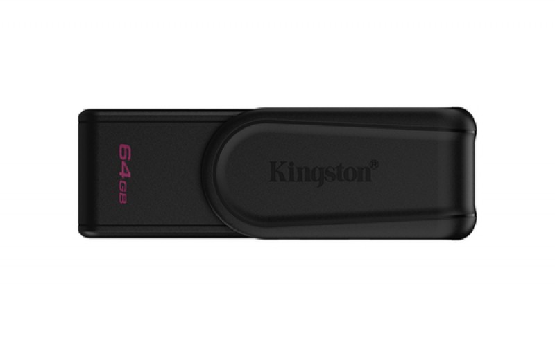 Memoria USB Kingston DataTraveler Exodia S, 64 GB, 3.2 Gen 1, Color Negro