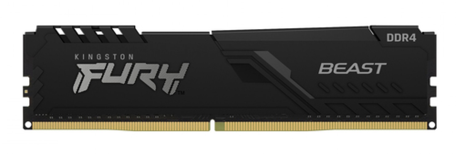 Memoria RAM DIMM Kingston FURY Beast 8GB DDR4, 3600MHz, Color Negro