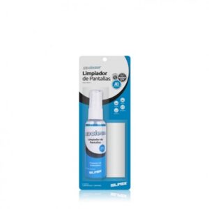 LIMPIADOR ANTIESTATICO SILIMEX PARA PANTALLAS LCD, LED, PLASMA, 60ML, INCLUYE MICROFIBRA