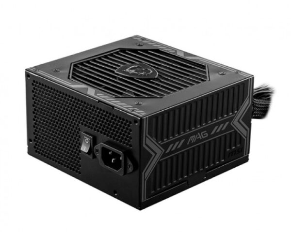 FUENTE DE PODER MSI, 80PLUS BRONCE, 550W, MAG A550BN, CABLES FIJOS, NEGRA