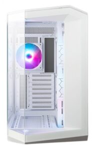 Gabinete MSI MAG Pano 100R PZ, Midi Tower, ATX, Micro-ATX, Mini-ITX, USB 3.0, 4x Ventiladores 120mm, Blanco