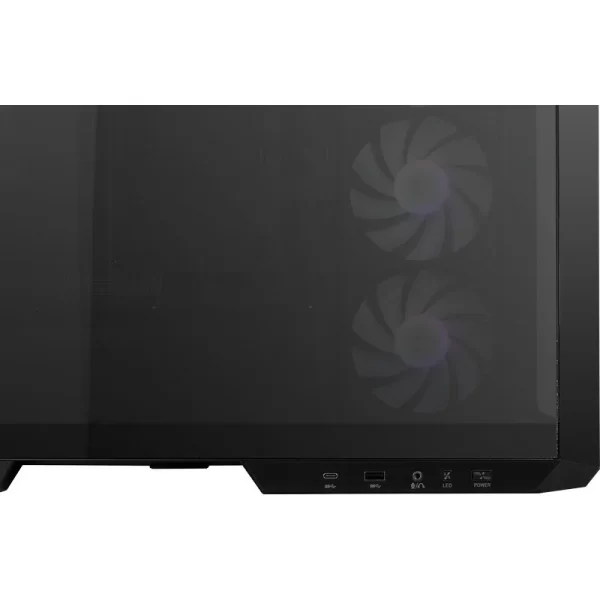 Gabinete Gaming MSI MAG PANO M100R PZ, Ventana Lateral Vidrio Templado, Mother PROJECT ZERO, Negro, BTF - Image 5