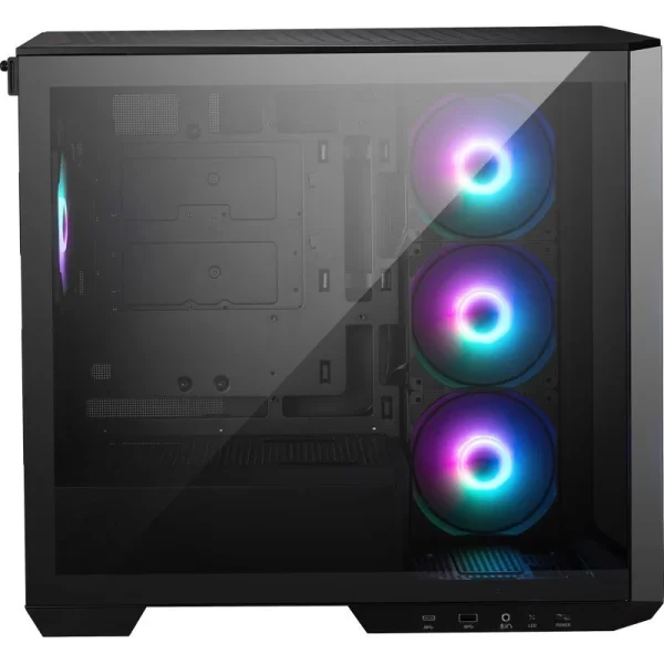 Gabinete Gaming MSI MAG PANO M100R PZ, Ventana Lateral Vidrio Templado, Mother PROJECT ZERO, Negro, BTF - Image 7
