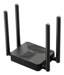 Router Inalambrico Mercusys AX1500, 4 Antenas, Wi-Fi 6, 2 RJ-45, 1501 Mbit/s, Negro