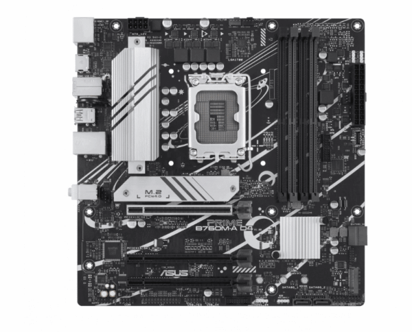 Tarjeta Madre ASUS PRIME B760M-A D4, SKT 1700 Intel, ARGB, Aura Sync, 2x Slots M.2, 4x DIMM Canales