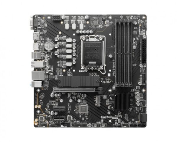 Tarjeta Madre MSI PRO B760M-P Socket LGA 1700, 4XDDR5-SDRAM, Micro ATX