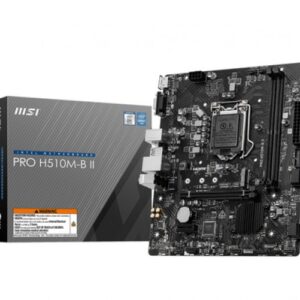 Tarjeta Madre MSI PRO H510M-B II, Socket 1200, 2 DDR4, 2933MHz, Micro ATX