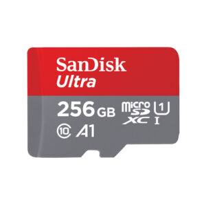 Memoria MicroSD SanDisk Ultra, 256GB, 100 MB/s, Clase 10