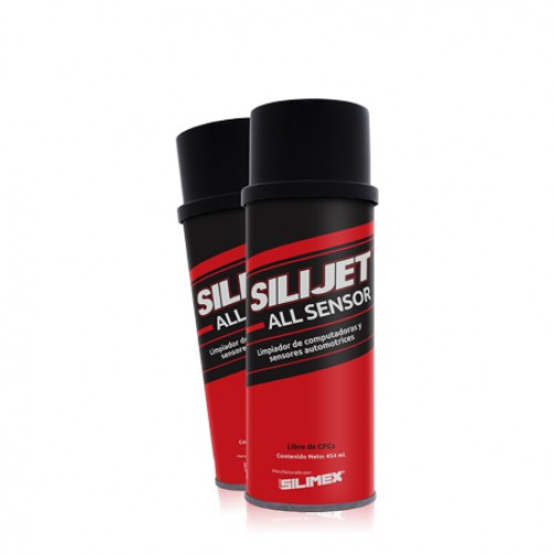 Limpiador de Computadoras y sensores Automotrices En Aerosol Silimex SILIJET ALL, 454ML