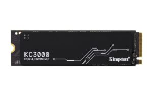 SSD Kingston KC3000 NVMe, 512GB, PCIe 4.0, M.2, Lectura 7000 MB/s, Escritura 6000 MB/s