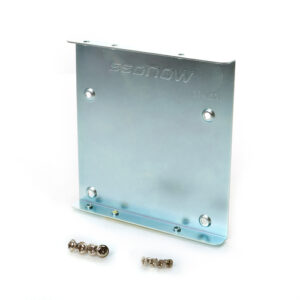 BRACKET ADAPTADOR PARA MONTAJE DE DISCOS DE 2.5PULG. EN BAHIAS DE 3.5PULG. KINGSTON, INCLUYE TORNILLOS