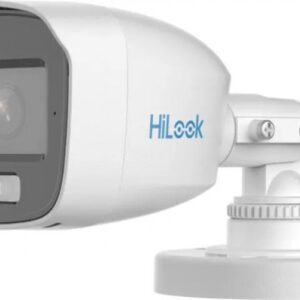 Camara Hilook CCTV, Bala, 2MP, ColorVu, IR 20m, Exterior, IP66, Microfono, Metal