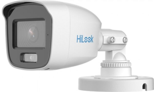 Camara Hilook CCTV, Bala, 2MP, ColorVu, IR Luz 20m, Exterior, IP66, Microfono, Vision nocturna