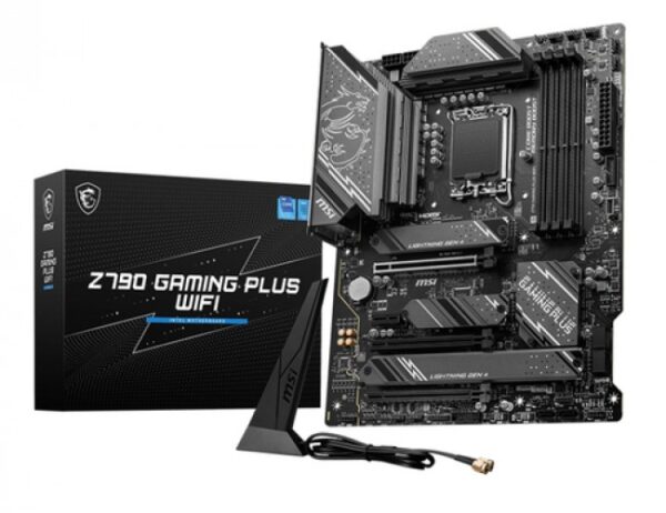 Tarjeta Madre MSI Z790 GAMING PLUS WIFI, Socket LGA 1700, 4xDDR5-SDRAM, hasta 192gb RAM