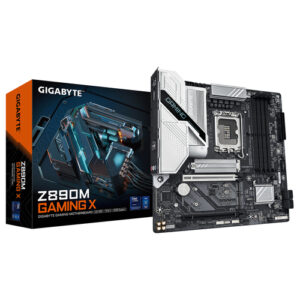 Tarjeta Madre GIGABYTE Z890M GAMING X, LGA 1851, 256GB, 4xDDR5-SDRAM, Micro ATX, 3XM.2, HDMI/2xDP