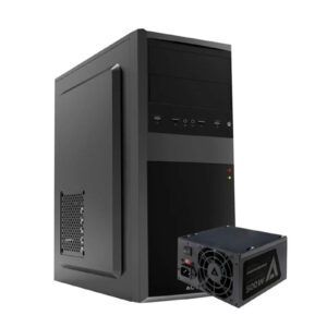 Gabinete Acteck KIRUNA II, Midi-Tower, ATX/Micro-ATX, Fuente de poder 500W, Negro