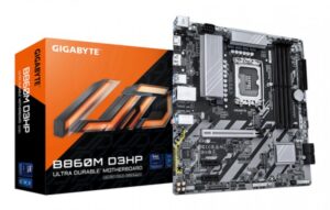Tarjeta Madre Gigabyte B860M D3HP, Micro-ATX, LGA 1851, 256GB DDR5, HDMI/DisplayPort Para Intel