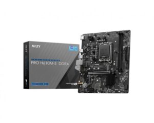 Tarjeta Madre MSI PRO H610M-S DDR4, Socket 1700, 2x DDR4 3200MHz, 1x M.2, 1x HDMI, Micro ATX