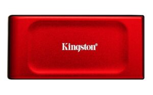 SSD Externo Kingston XS1000R, 1TB, 1050MB/s, 1000MB/s, USB Tipo C, 3.2, Rojo