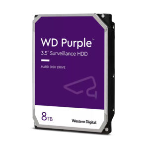 Disco Duro Western Digital Purple Surveillance 8TB, 3.5 Pulgadas, 5400 RPM, SATA III, 6GB/s, 256 MB, VideoVigilancia
