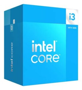 Procesador Intel Core i3-14100F LGA 1700, Cache 12 MB, Nucleos 4, Hilos 8, Max Frecuencia 4.7 GHz, Sin Graficos