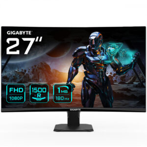 Monitor Gigabyte GS27FC 27", 180Hz, Full HD, 1ms, HDMI/DP, Bocinas, Negro