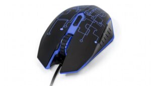 Mouse Optico Gamer Vorago MO-501, 1000-3200 Dpi, 4 Colores Luz Led, 5 Botones, Cable 1.8m, Negro