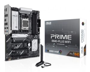 Tarjeta Madre Asus Prime B840-PLUS, WIFI, Socket AM5, ATX, DDR5, 4x SATA 6Gb/s, 1x HDMI, 1x DP
