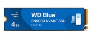 SSD Western Digital Blue SN5000 4TB, M.2, PCI Express 4.0