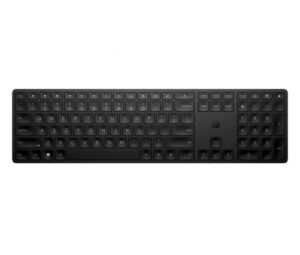 Teclado HP 455, Inalambrico, RF Wireless, Negro