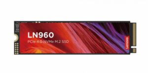 SSD Lenovo LN960 2TB, M.2, PCI Express 4.0, Lectura 7400 MB/s, Escritura 6500 MB/s
