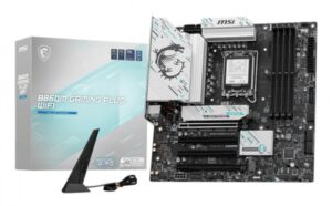 Tarjeta Madre MSI B860M GAMING PLUS WIFI, LGA 1851, 4 DDR5-SDRAM, Micro ATX, Wifi, 256GB